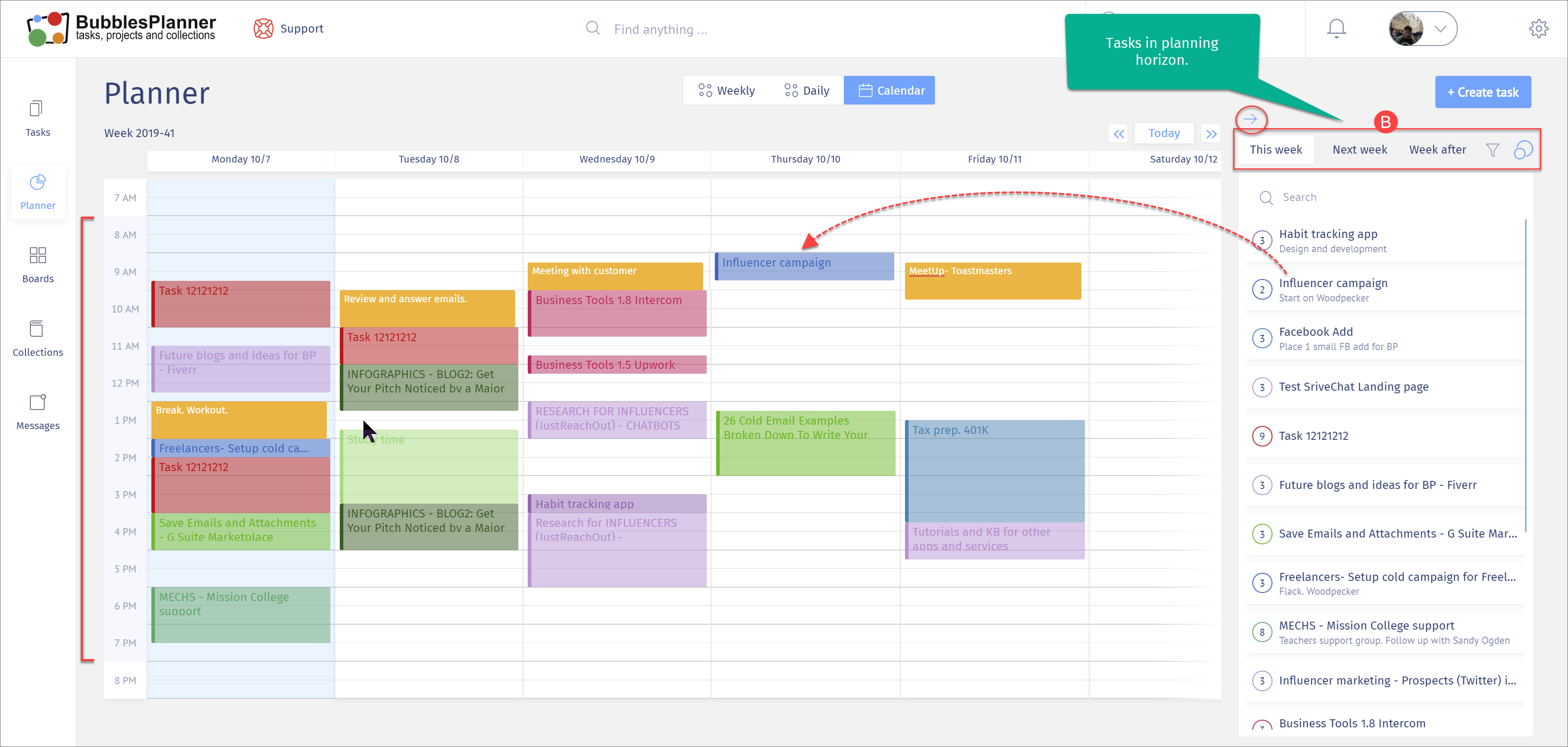 Calendar view | Tutorials