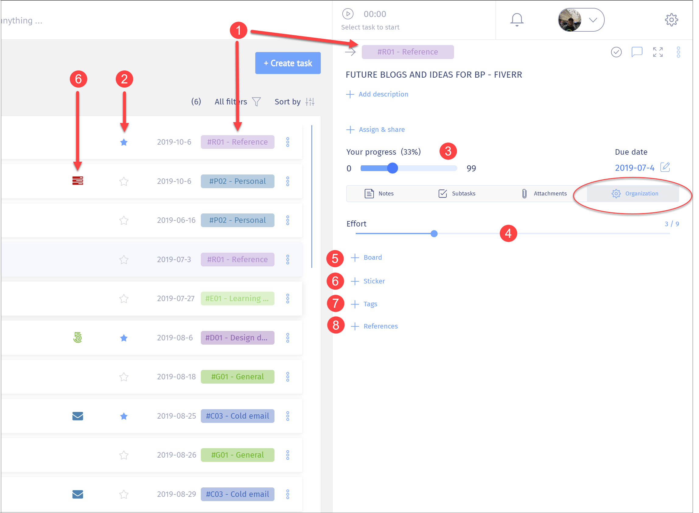 Managing task organization | Tutorials